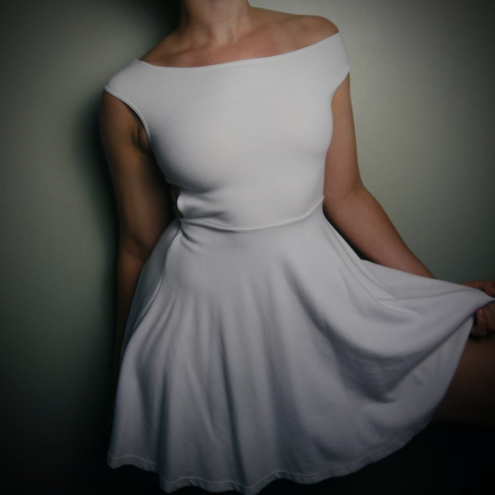 White American Apparel  Mini Dress  | Size M